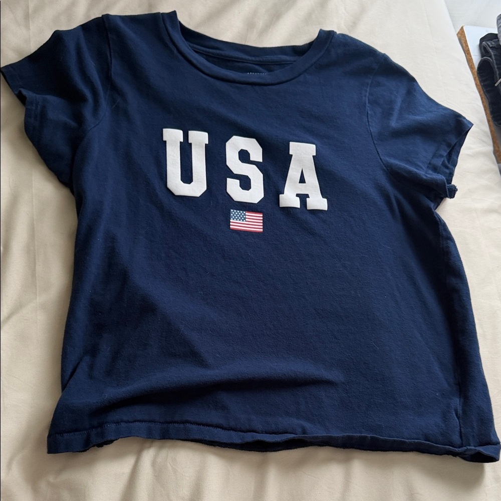 Aeropostale Navy Blue USA Vintage Fit Tee